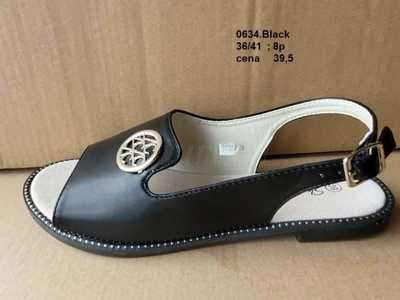 Sandały damskie 7A0634.BLACK (36/41,8par)