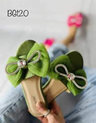 Klapki damskie 7ABG120.GREEN (36/41,12par)