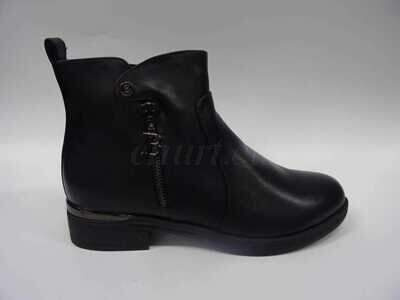 Botki damskie ocieplane 7A959-10.BLACK (37/41,12par)