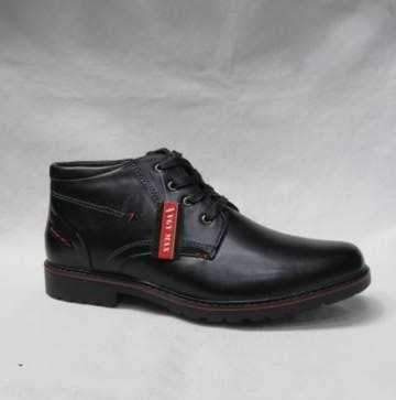 Trzewiki męskie 9AM297-2.BLACK (40/46,12par)