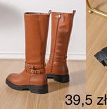 Kozaki damskie JW192.BROWN (36/41,12par)