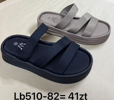 Klapki damskie LB510-82.KOLORDOWYBORU (36/41,12par)