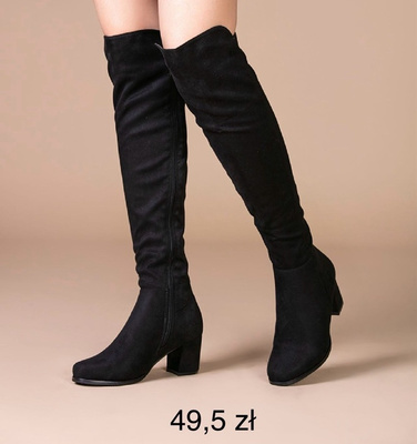 Kozaki damskie LH71.BLACK (36/41,12par)