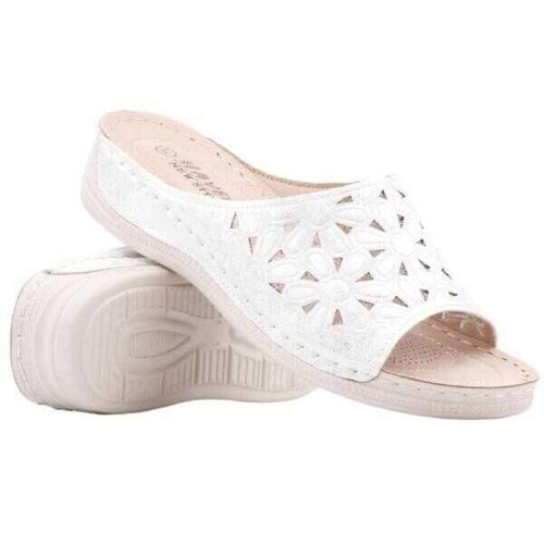 Klapki damskie DE985-7.SILVER (36/41,12par)