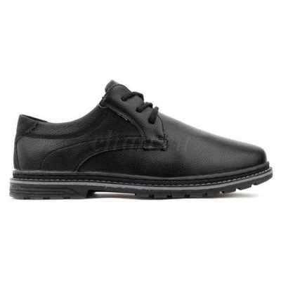 Półbuty męskie 9AAB132-2.BLACK/DGREY (40/45,12par)