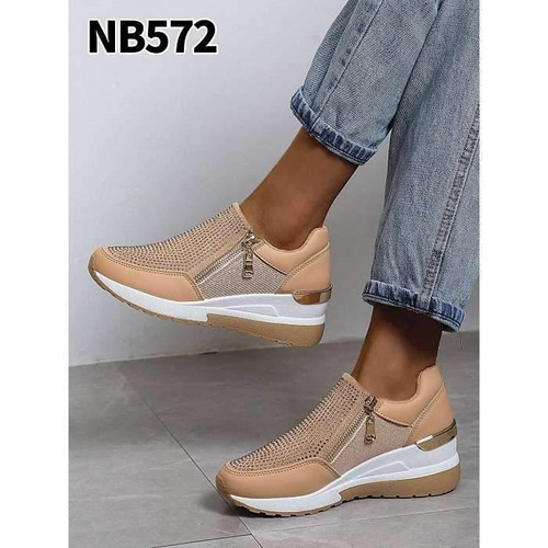 Buty sportowe damskie 7ANB572.KHAKI (36/41,12par)