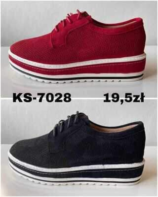 Półbuty damskie 7AKS-7028.KOLORDOWYBORU (36/41,12par)
