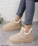 Botki damskie ocieplane BL529.BEIGE (36/41,12par)