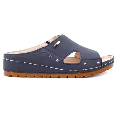 Klapki damskie DE924-1.NAVY (36/41,12par)