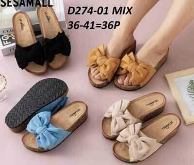 Klapki damskie 7AD274-01.MIX (36/41,36par)