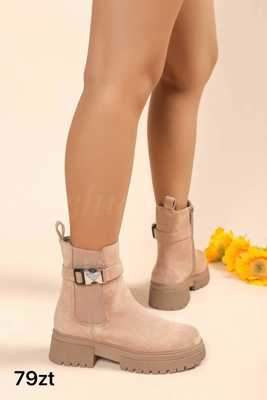 Botki damskie 7AMIBO11.KHAKI (36/41,12par)