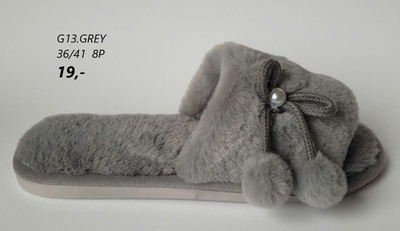 Kapcie damskie G13.GREY (36/41,8par)