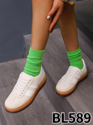 Buty sportowe damskie BL589.BEIGE (36/41,12par)