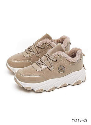 Buty sportowe damskie YK113-63.KHAKI (36/41,12par)