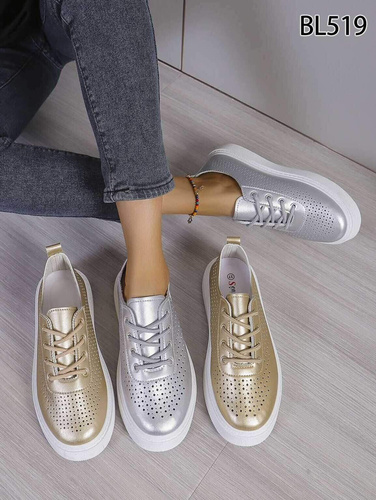 Trampki damskie 7ABL519.GOLD (36/41,12par)