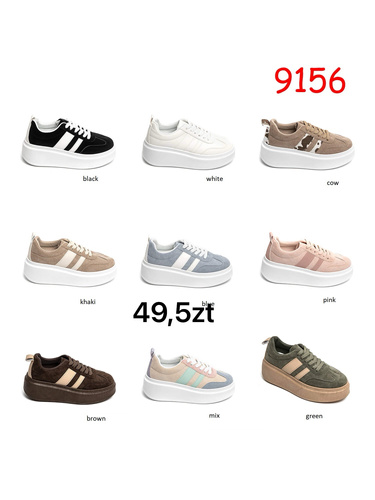 Buty sportowe damskie 7A9156.GREEN (36/41,12par)