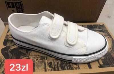 Trampki chłopięce 5AKW-06-2.WHITE (30/35,12par)