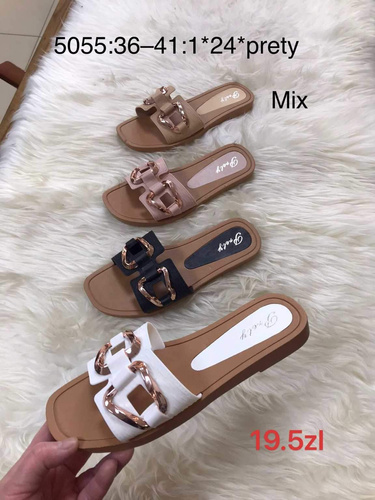Klapki damskie 7A5055.MIX (36/41,24par)
