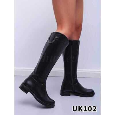 Kozaki damskie 7AUK102.BLACK (36/41,12par)