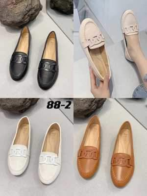 Balerinki damskie 7A88-2.BLACK, BEIGE (36/41,12par)