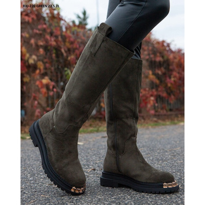 Kozaki damskie RXJ-220.GREEN (36/41,12par)