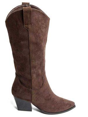 Botki damskie 7A7627.BROWN (36/41,12par)