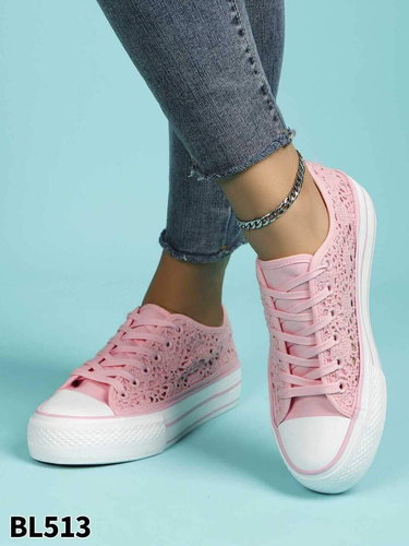 Trampki damskie BL513.PINK (36/41,12par)
