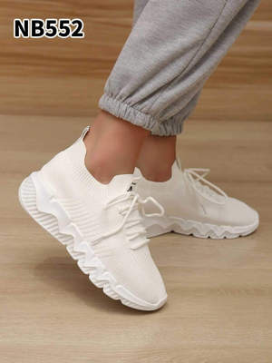 Buty sportowe damskie 7ANB552.WHITE (36/41,12par)