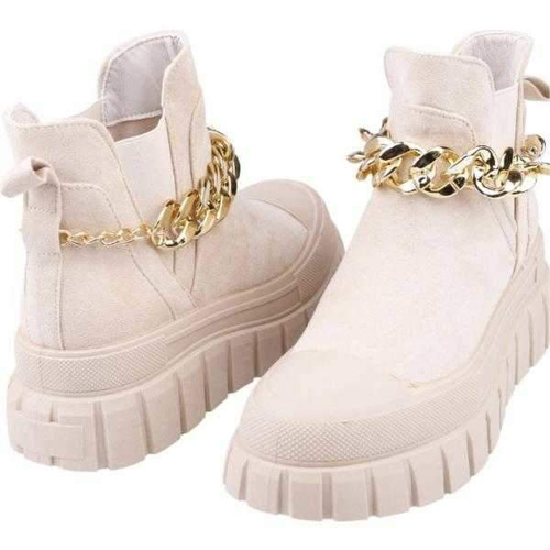 Botki damskie RM102-2.DBEIGE (36/41,8par)