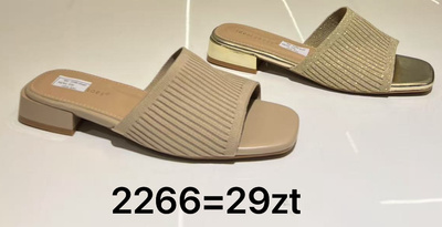 Klapki damskie2266.KOLORDOWYBORU (36/41,12par)