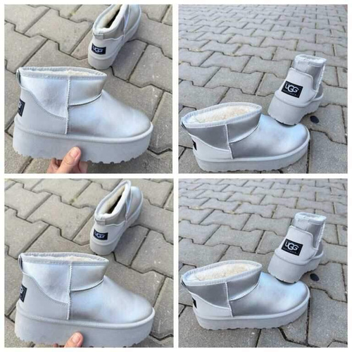 Botki damskie UG33-15.SILVER (36/41,12par)