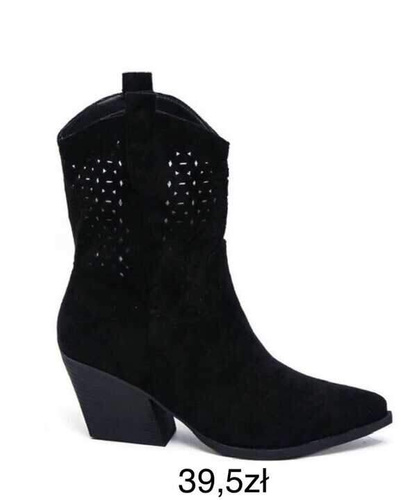 Botki damskie    7ARQ460.BLACK  (36/41,12par)