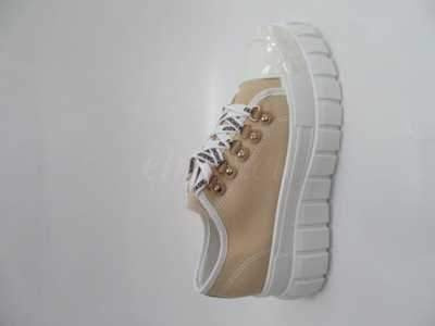 Trampki damskie 7A8098-4.BEIGE (36/41,12par)