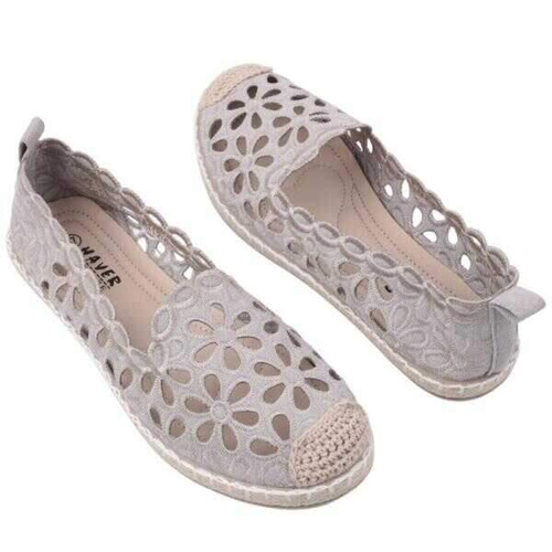 Balerinki damskie F112-6.GREY (36/41,12par)