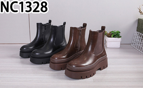 Botki damskie ocieplane NC1328.COFFE (36/41,12par)