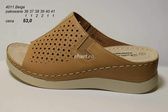 Klapki damskie 7A4011.BEIGE (36/41,8par)