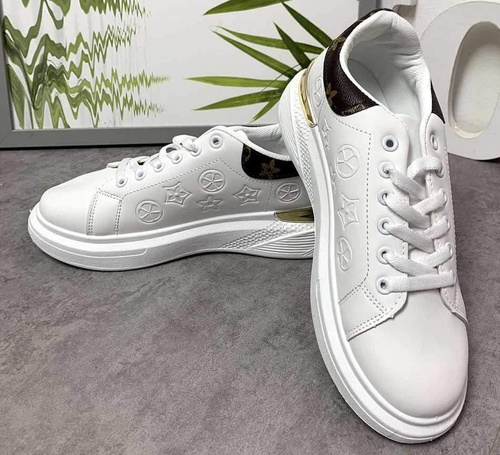 Buty sportowe damskie 7AMK668.WHITE/GOLD (36/41,12par)