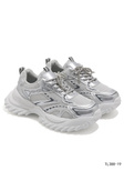 Buty sportowe damskie TL388-19.SILVER (36/41,12par)