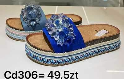 Klapki damskie 7ACD306.KOLORDOWYBORU (36/41,12par)