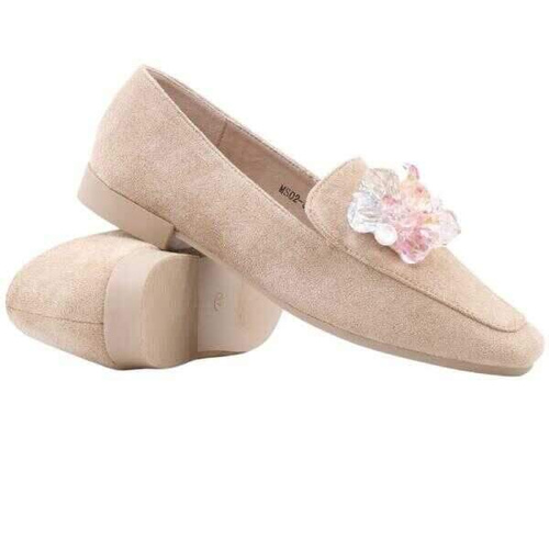 Balerinki damskie MS02-8.BEIGE (36/41,12par)