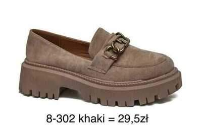 Półbuty damskie  7A8-302.KHAKI  (36/41,12par)
