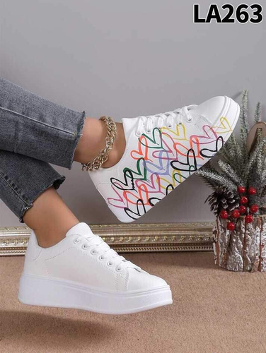 Buty sportowe damskie LA263.WHITE (36/41,12par)