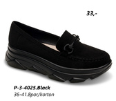 Półbuty damskie 3-4025.BLACK (36/41,8par)