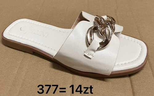 Klapki damskie 7A377.WHITE (36/41,12par)