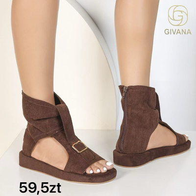 Sandały damskie 7ANN624.BROWN (36/41,12par)