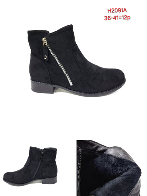 Botki damskie 7AH2091A.BLACK (36/41,12par)