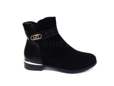 Botki damskie ocieplane 7ABL-51.BLACK (36/41,12par)