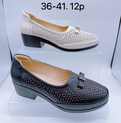 Czółenka damskie 2A839-1.BLACK (36/41 12par)