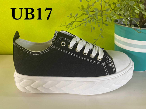 Trampki damskie 7AUB17.BLACK  (36/41,12par)