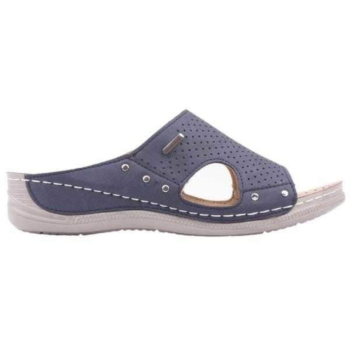 Klapki damskie DE986-1.NAVY (36/41,12par)